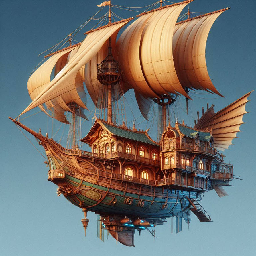 Flying Ship Layout Flying Ship by enterstudio on DeviantArt