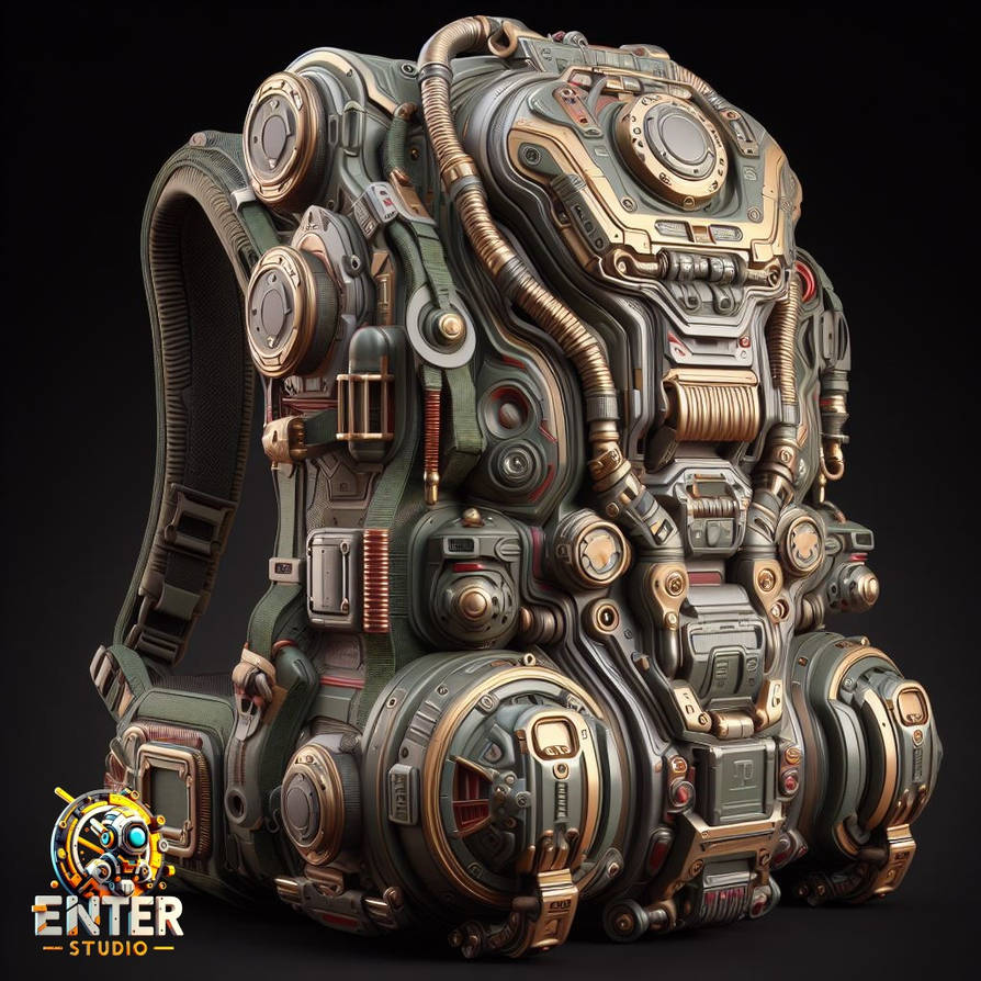 Advanced Backpack by enterstudio on DeviantArt