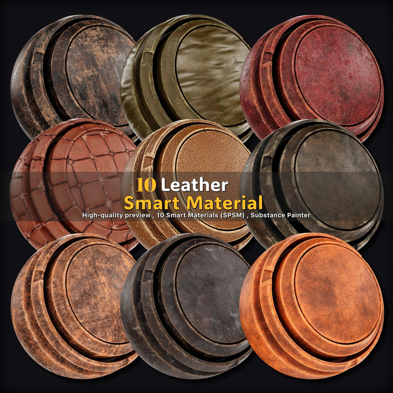 Leather Smart Material Substance 3d Painter