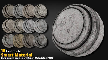 Concrete Smart Material Substance 3d Painter