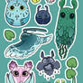 Owl Stickers 02