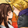 Cloud x Tifa: kiss