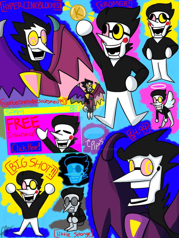 Spamton spam by rainbowlilyartist on DeviantArt