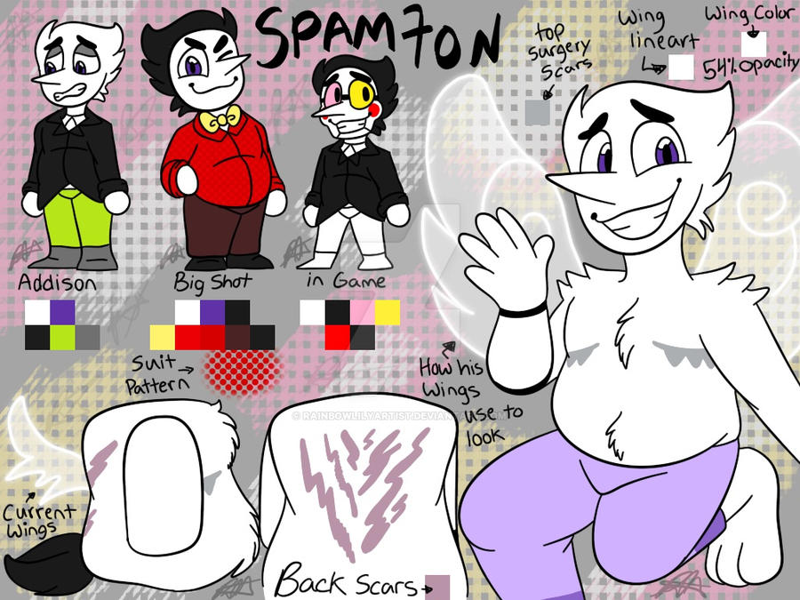Spamton Subplot F1 Spamton by rainbowlilyartist on DeviantArt