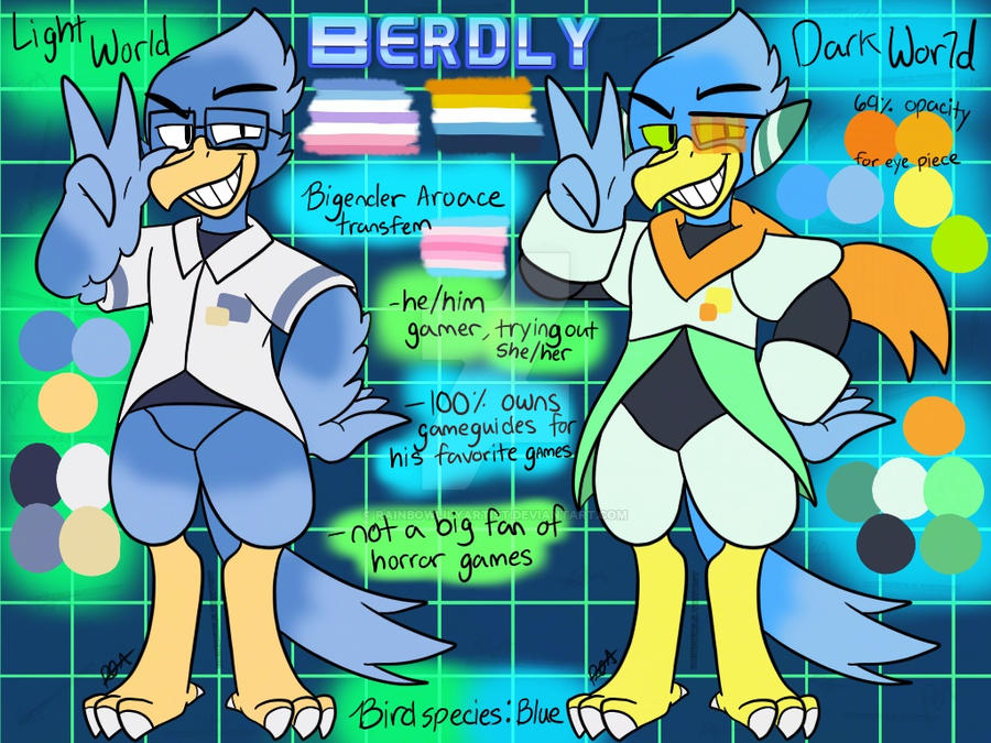 Berdly! by rainbowlilyartist on DeviantArt