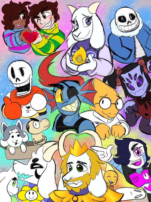 First Undertale 10 years of Undertale by rainbowlilyartist on DeviantArt