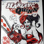 harley quinn blank cover sketch.