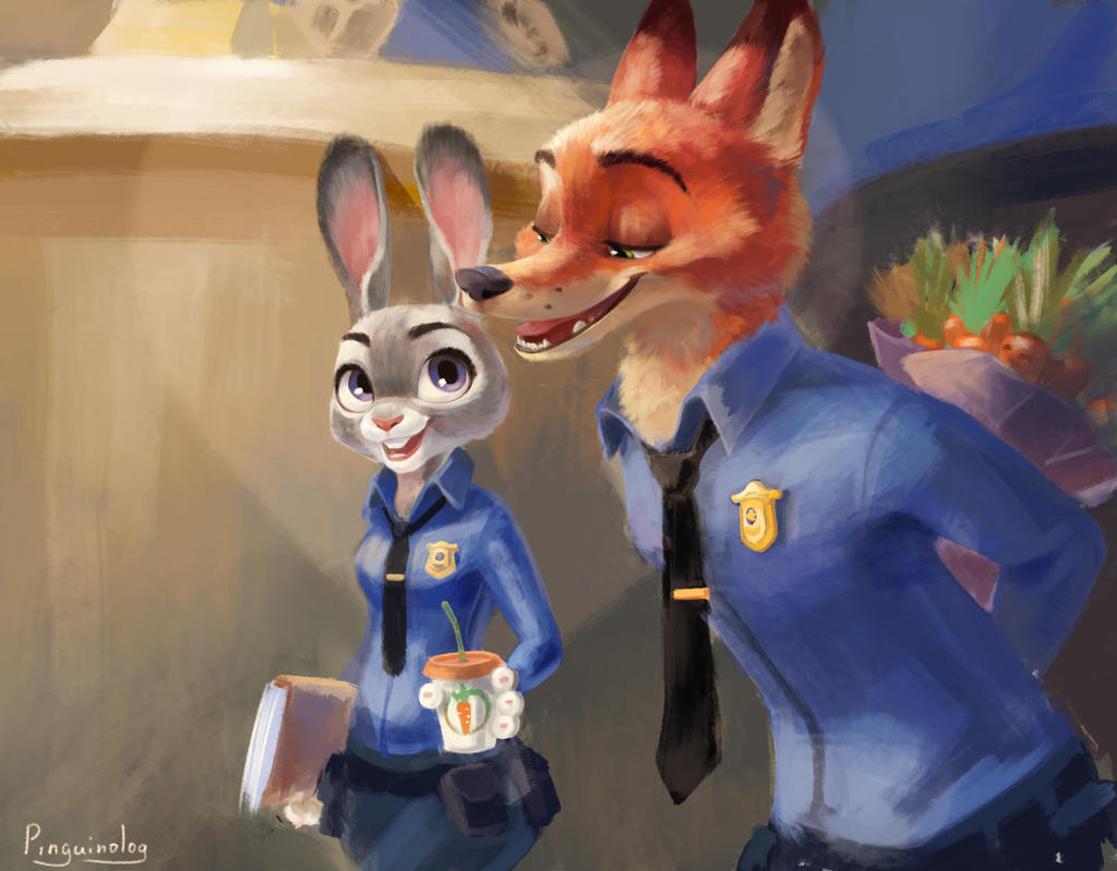 Nick/Judy Zootopia Fanart