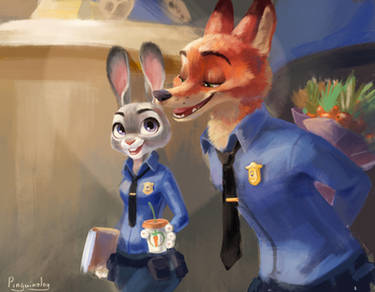 Nick/Judy Zootopia Fanart