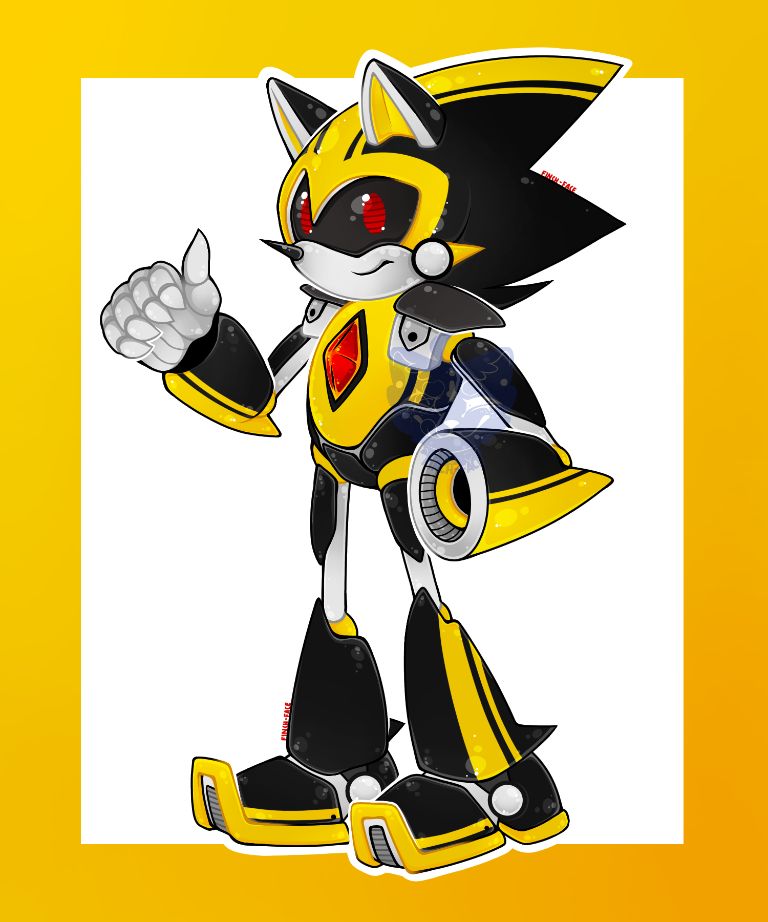 Neo Metal sonic by Sawcraft1 on DeviantArt