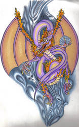 purple spirit dragon