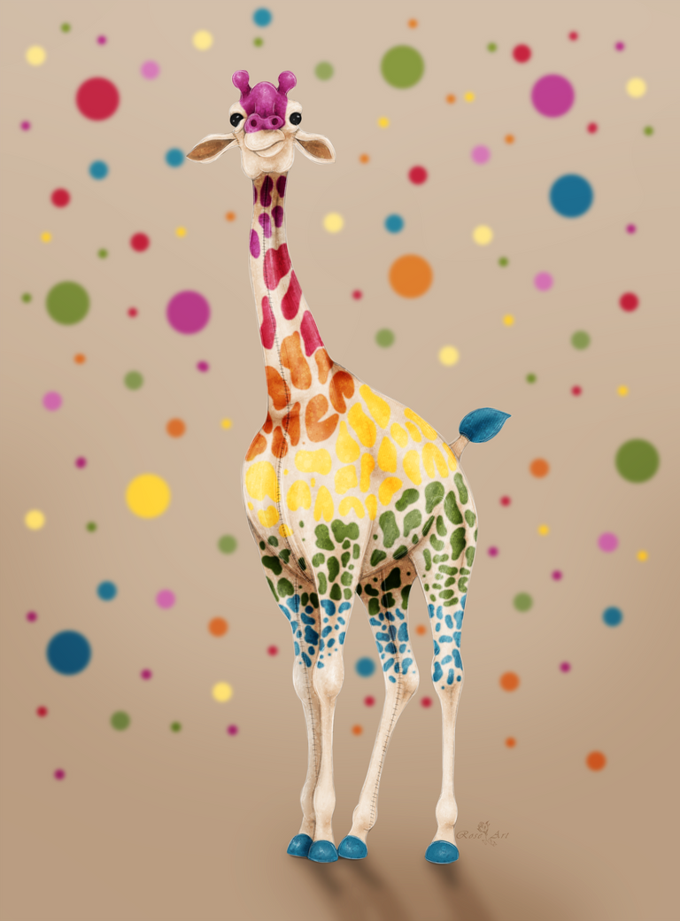 Gary Giraffe by RoseArtandDrawings on DeviantArt