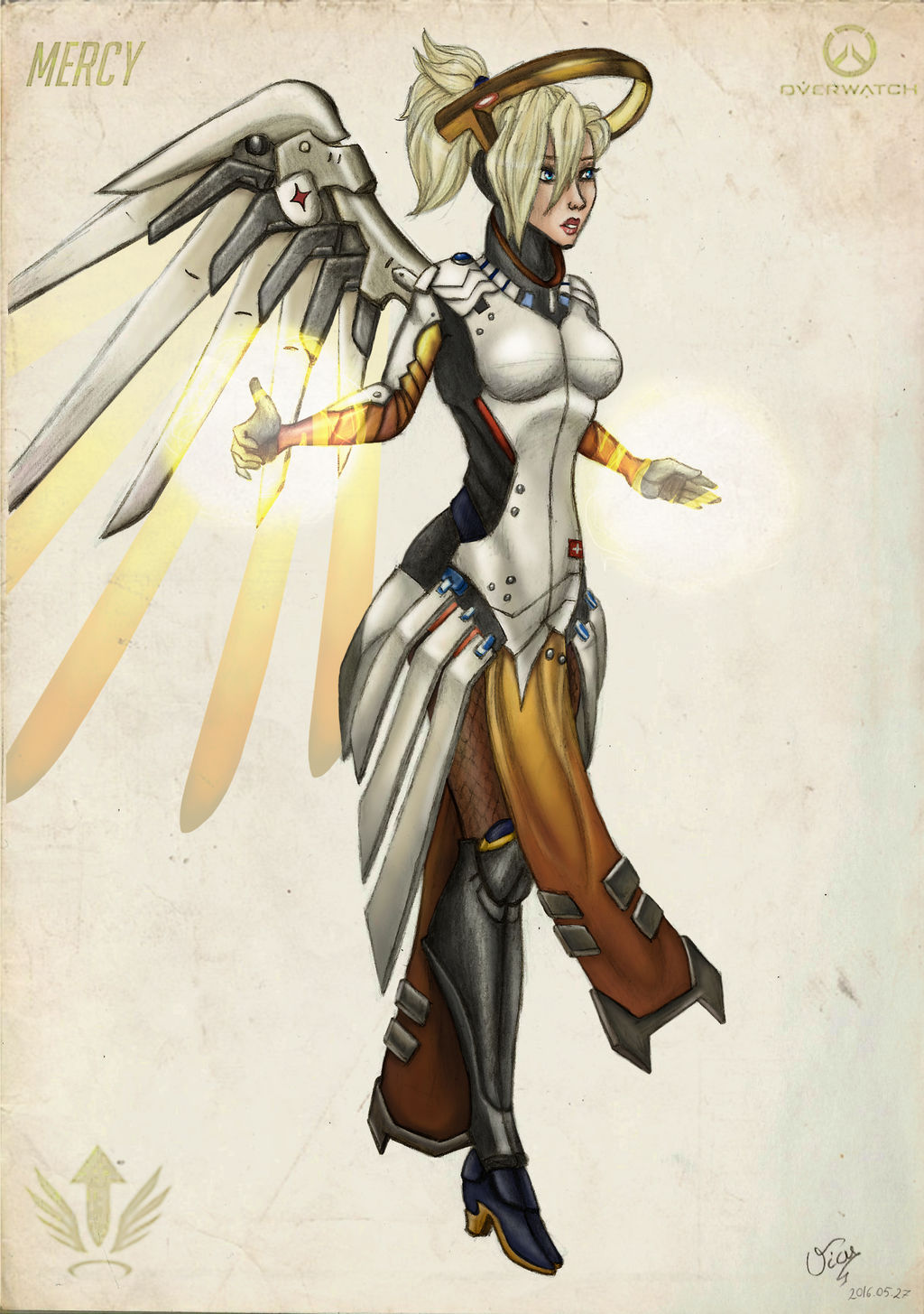 Overwatch Mercy Fanart By SzoSzke Vici On DeviantArt overwatch-mercy-fanart-by-szoszke-vici-on-deviantart