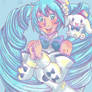 Miku and Cinnamoroll
