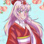 Hello Kitty Kimono Girl (art trade)