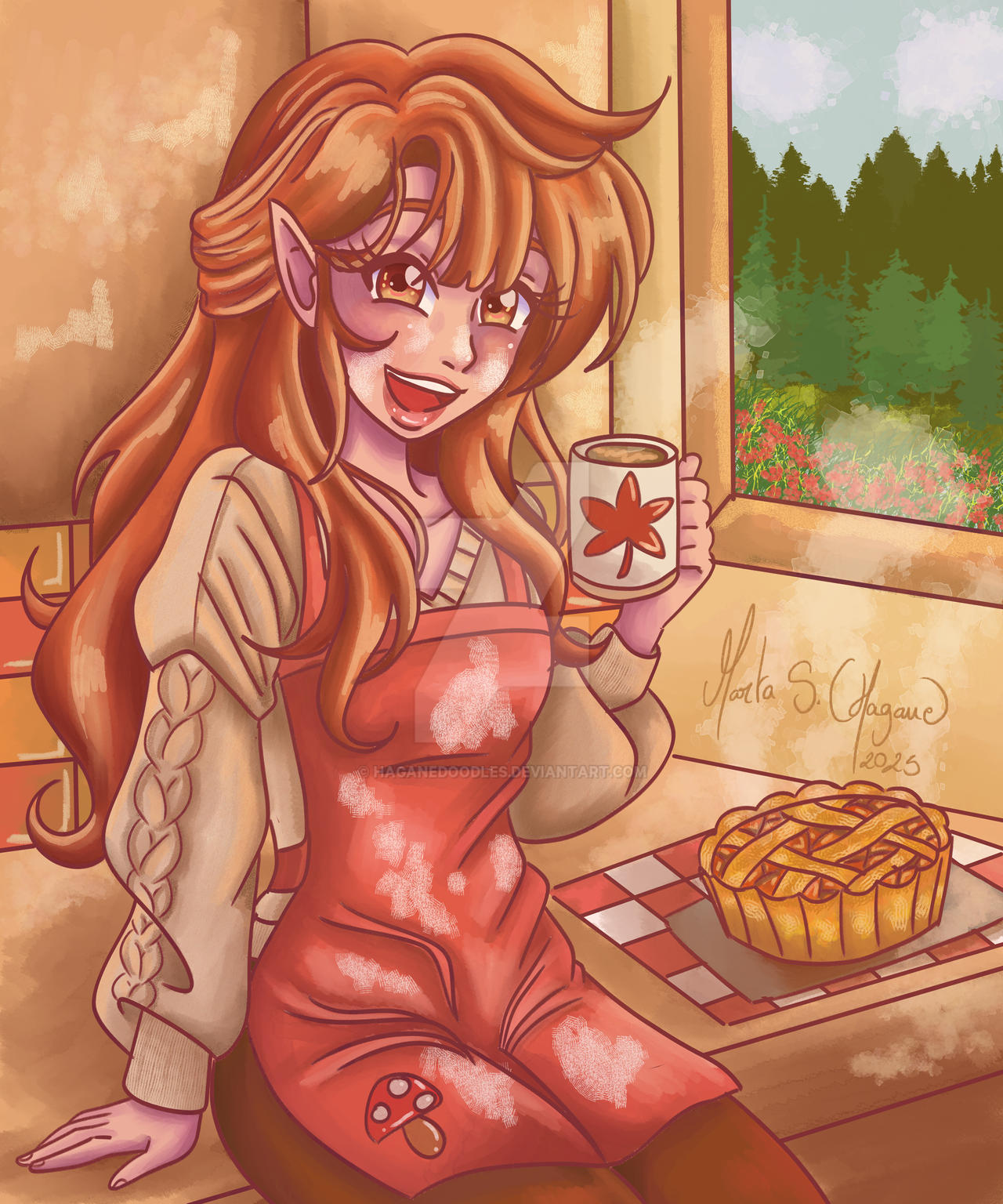 Freshly baked