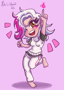 Pointing at the sky! (commission)