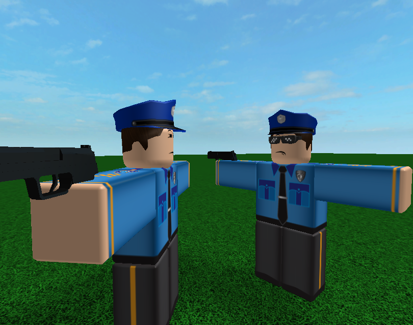 Police T Pose By Snipersteve2wasback On Deviantart - t pose meme roblox gameplay