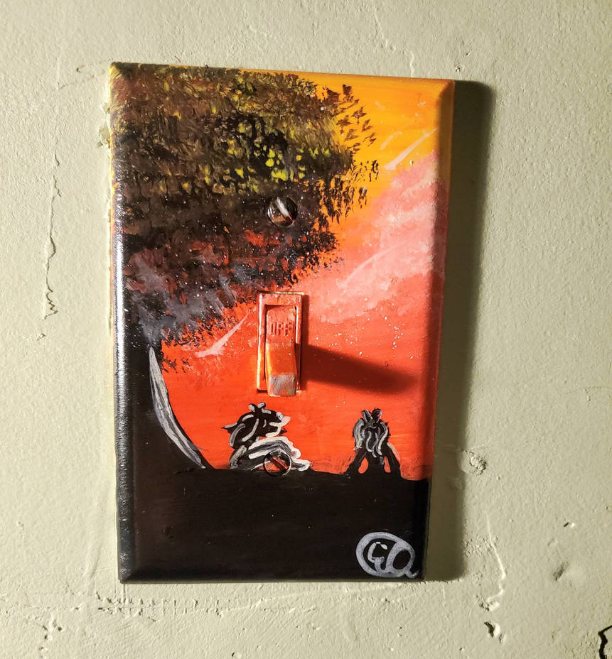 Light switch painting by Insertsomthingcool on DeviantArt