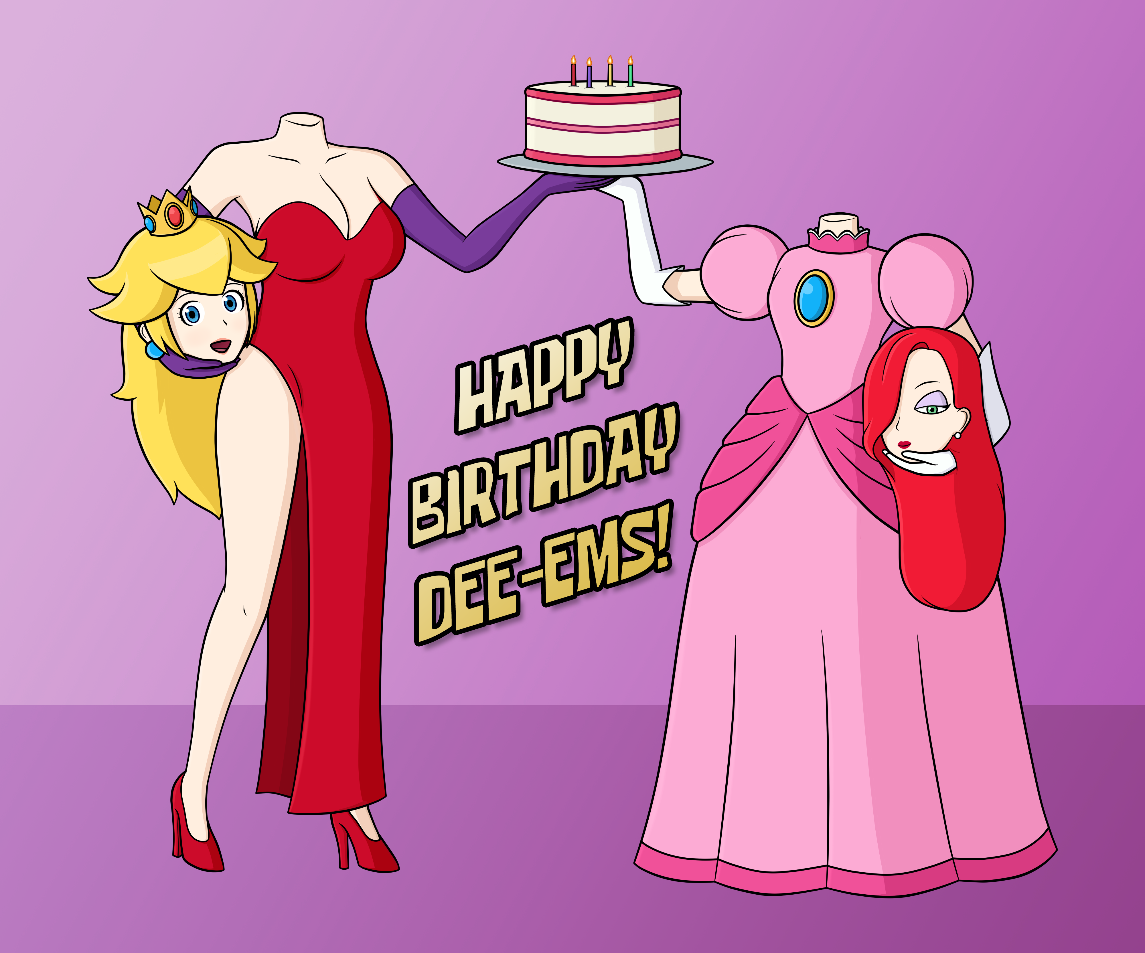 Dragaron88 Happy Birthday Dee-ems! by Dragaron88 on DeviantArt