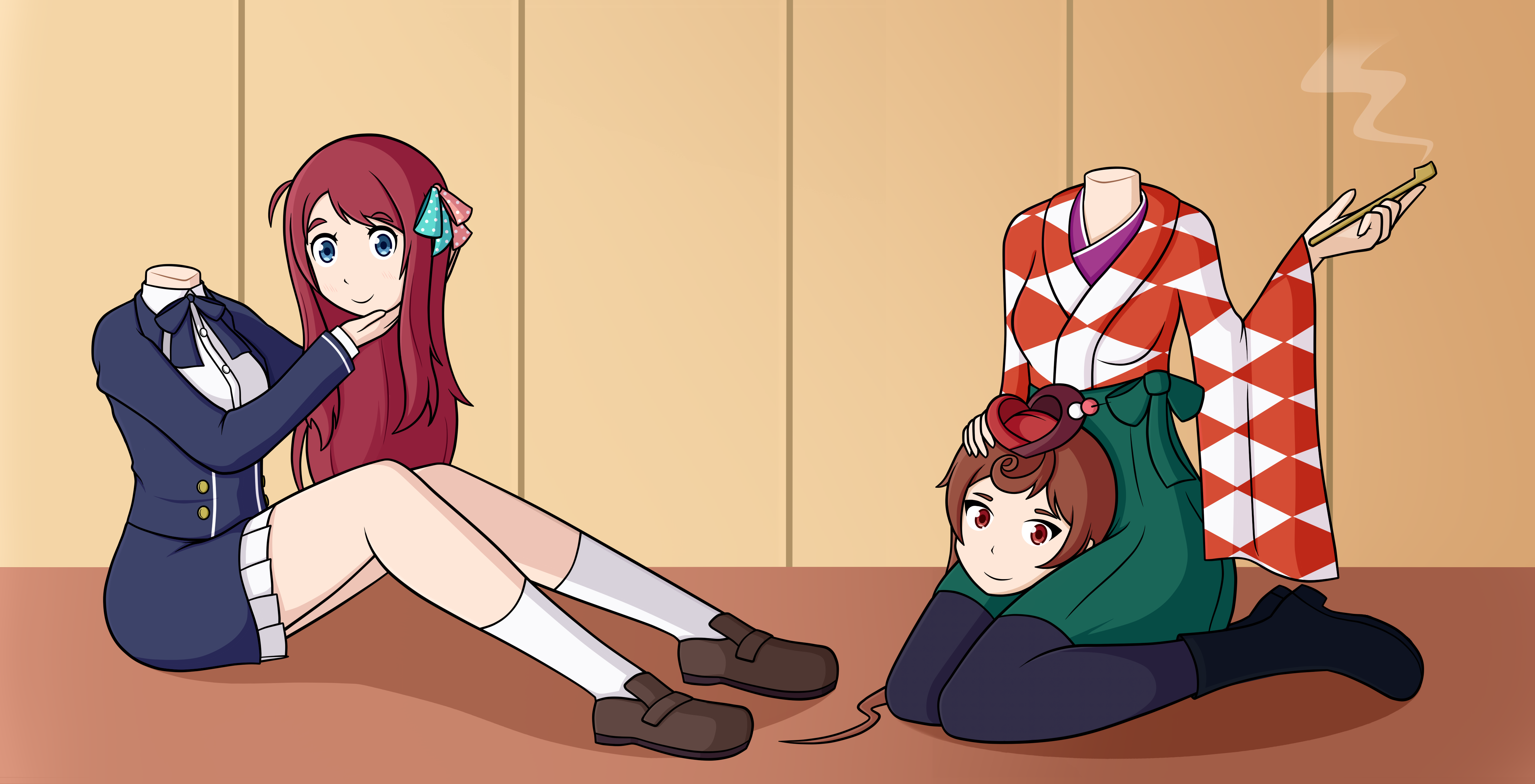 Dragaron88 Sakura and Yugiri by Dragaron88 on DeviantArt