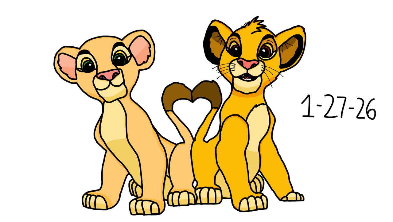 Young Simba from Disney's The Lion King (1994) #2 by Spagett10000 on ...