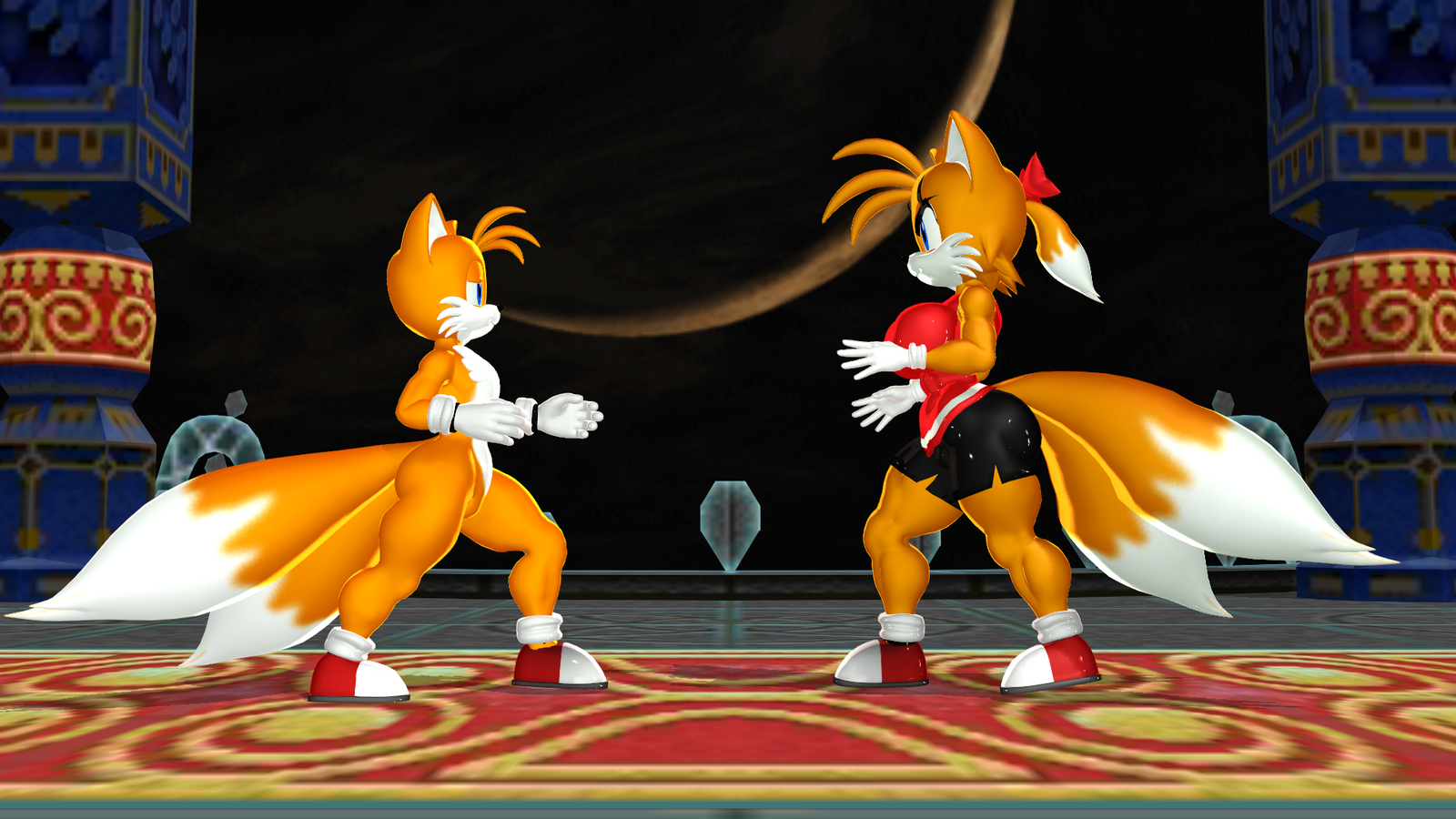 Tails Rival Tails VS Tailsko by Lavells-Enterprise on DeviantArt