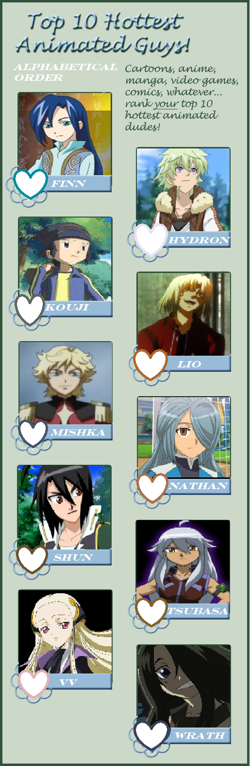 My Top 10 Hottest Anime Guys by Kanna1094 on DeviantArt