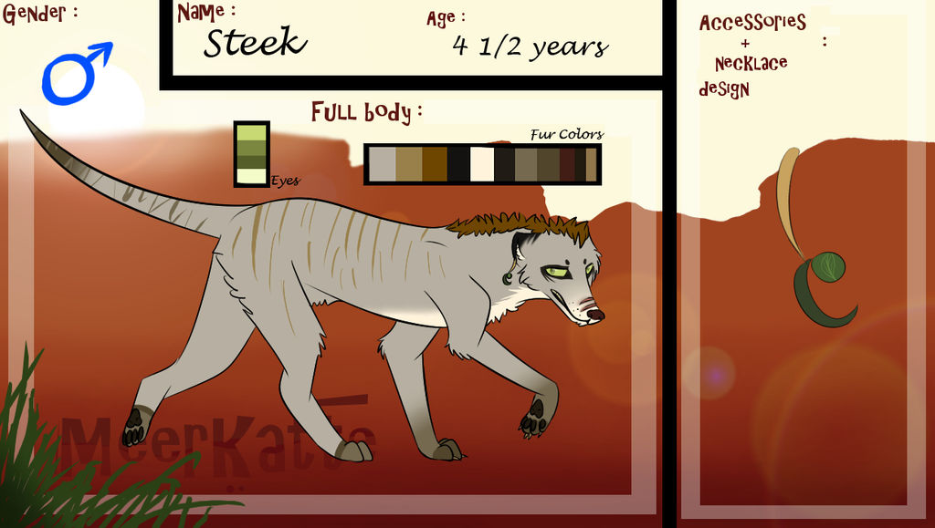 Steek Reference :for Meerkatte: