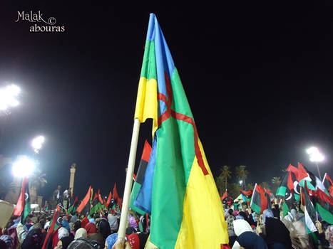 Amazigh libya flag