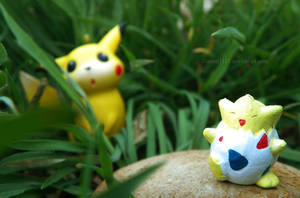 Pikachu's Easter egg hunt