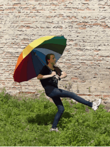 Rainbow Umbrella Girl (Animated GIF) by Feuerlocke on DeviantArt Rainbow Umbrella Girl (Animated GIF) by Feuerlocke on DeviantArt