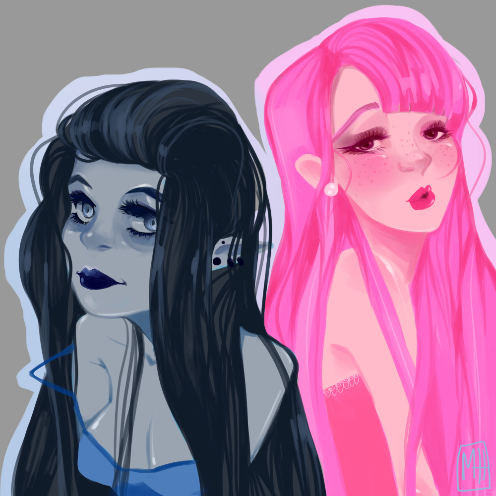 Marceline and Princess Bubblegum