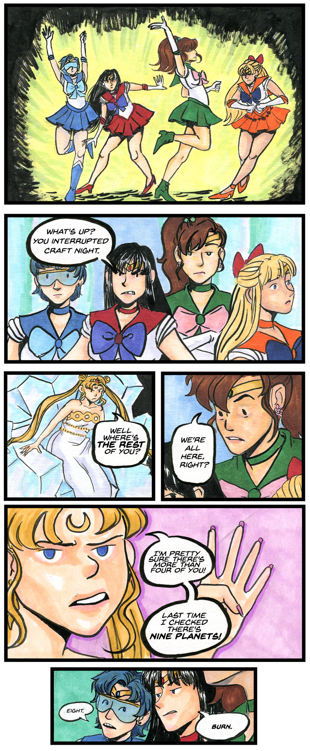 Sailor Moon Mini-Comic: Peace is Boring! (2/15)