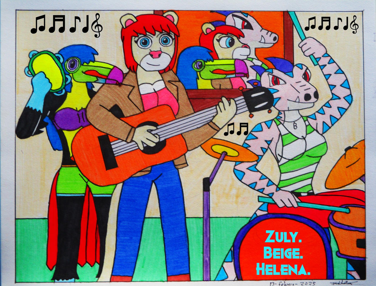 Friendship and music. Amistad y musica. by Dark-seid on DeviantArt