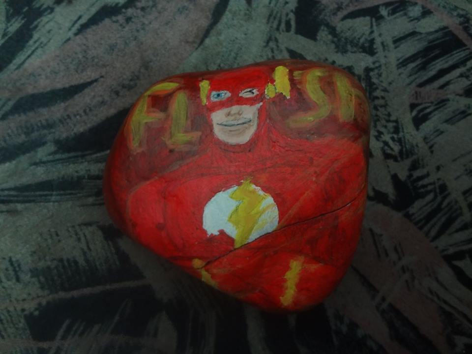 Flash Rocks Flash Rock Painting (front) by omarvel1 on DeviantArt