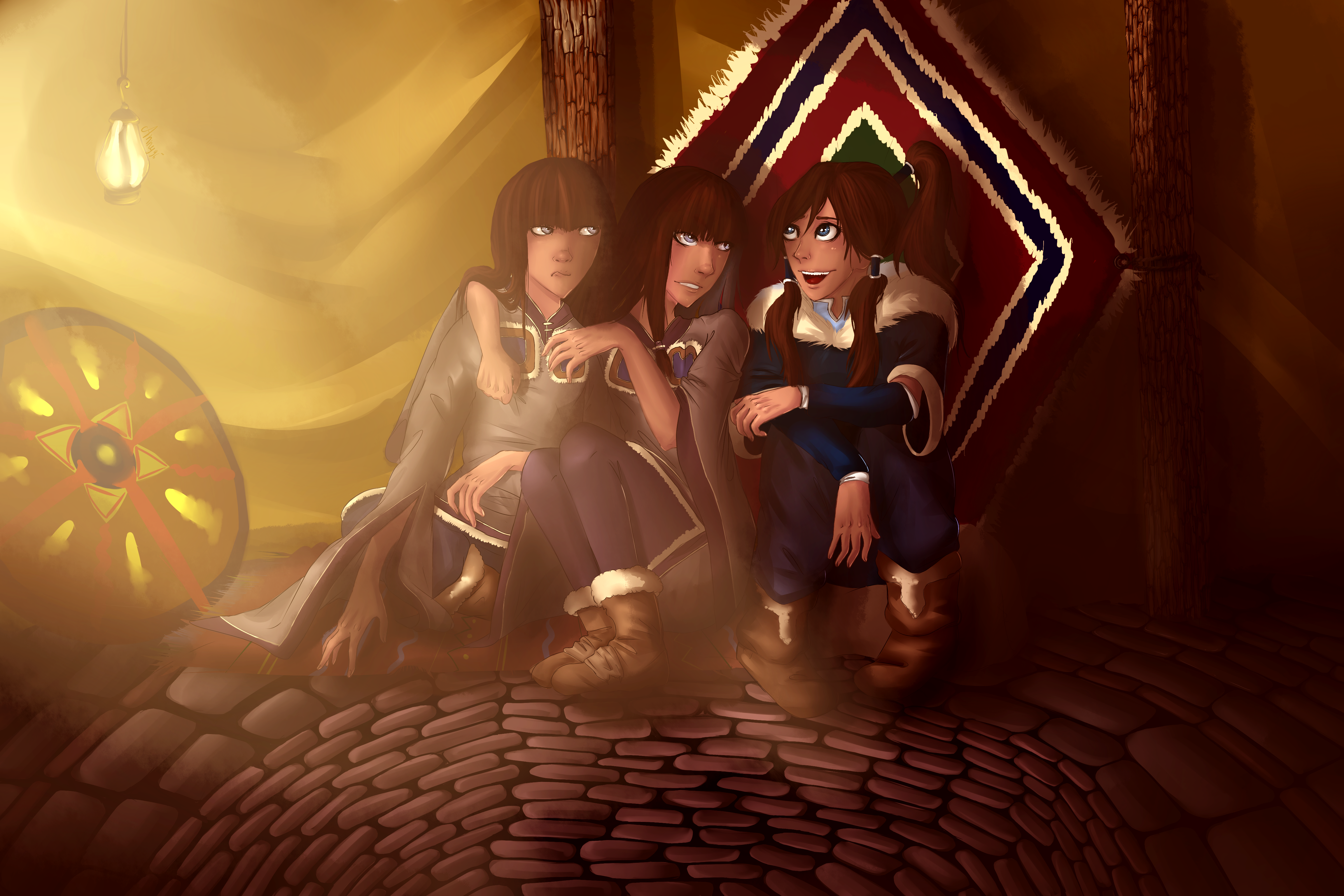 Korra and the twins ^ ^