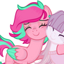 Collab - Friendly pink ponies