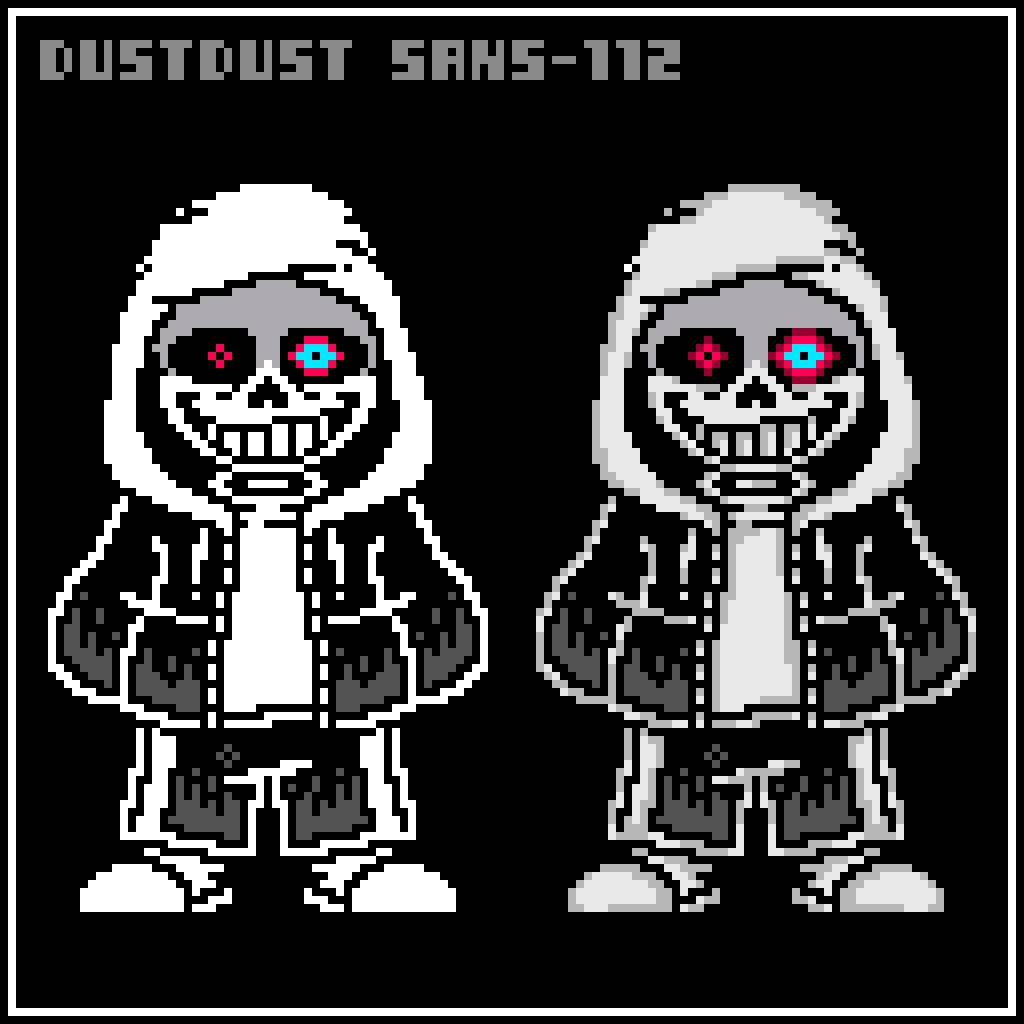 Dust sans sprite pixel art