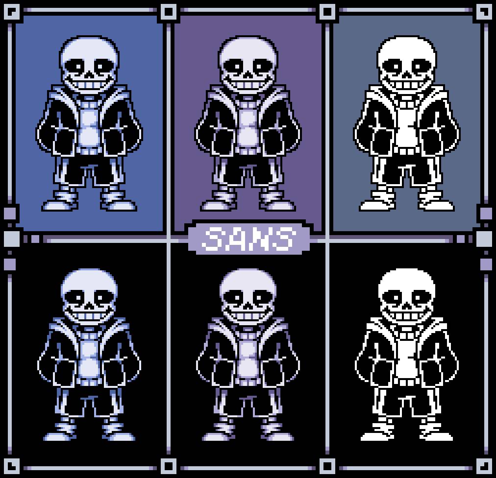 Undertale] Sans Battle Sprites v3 by GrabThatBread on DeviantArt