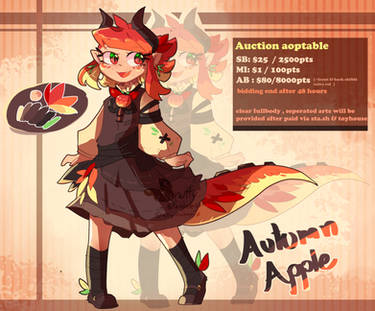 Auction adoptable: Autummn Apple [open]