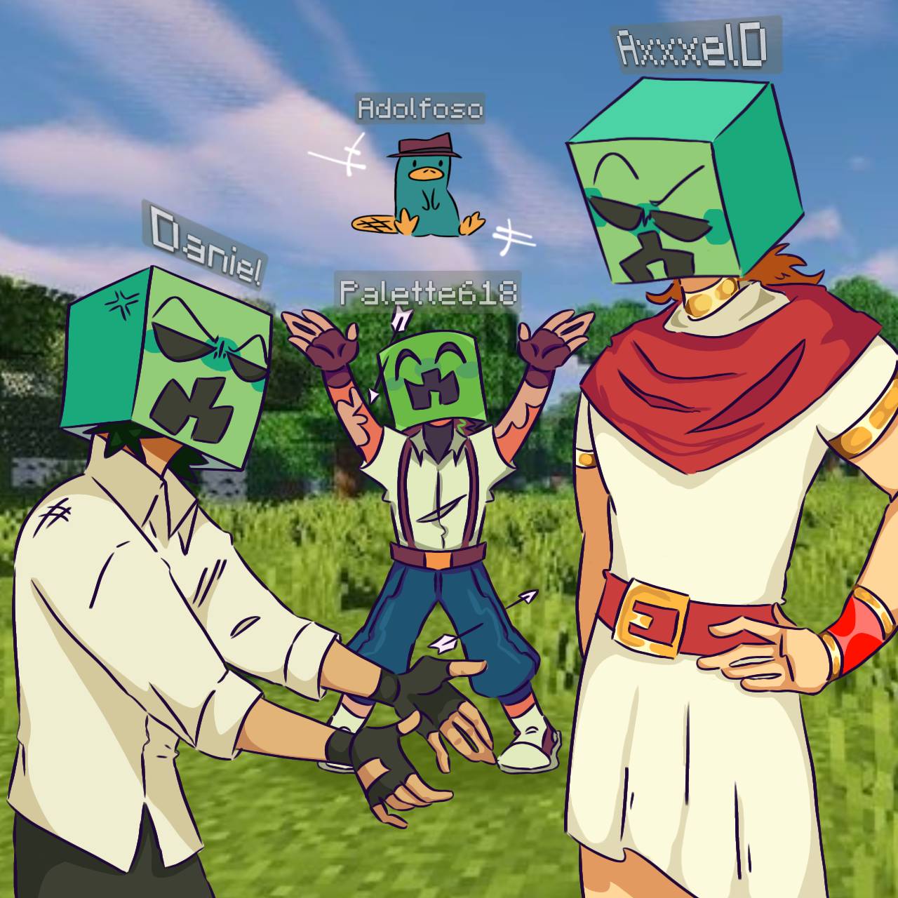 Minecraft team by Palette618 on DeviantArt