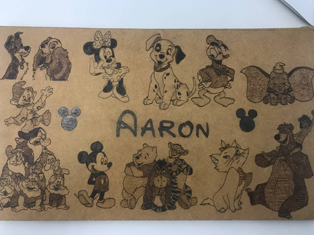 Pyrography Character My first Pyrography project. by Hurst83 on DeviantArt
