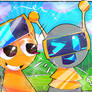 Garnold, and Cluckr build FunBot!