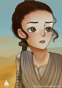 The Force Awakens Rey