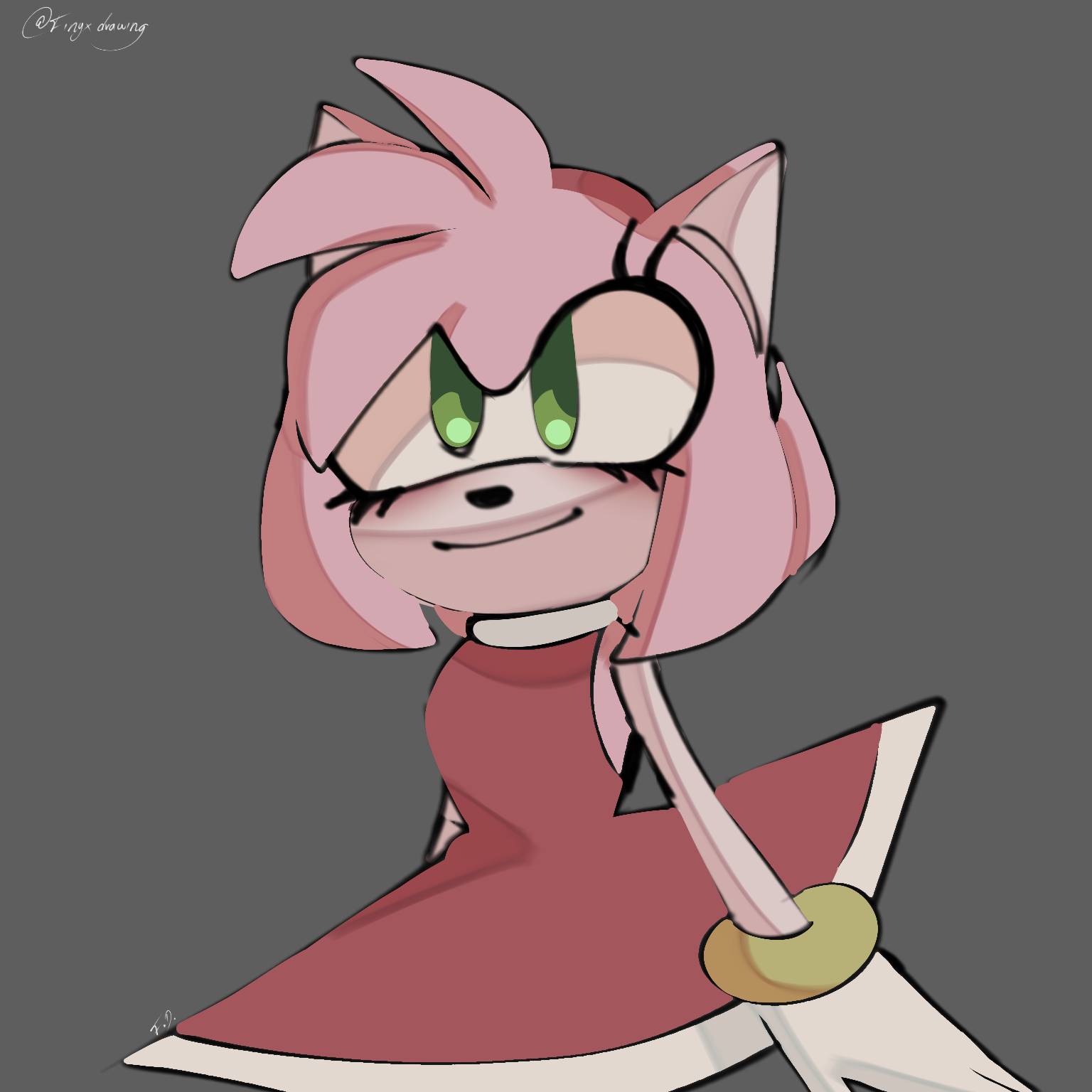 Amy Deviantart Amy Rose by FinyxDrawing on DeviantArt
