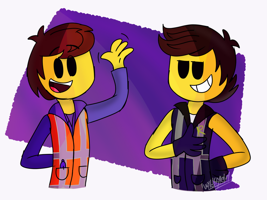 Emmet and Rex by Wyldstyle101 on DeviantArt