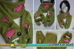 Zombie Cat Scarf by lemonbrat