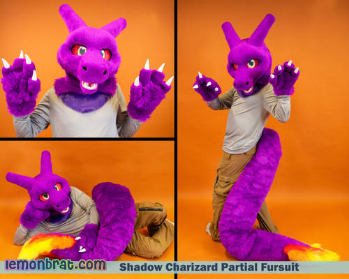 Shadow Charizard Partial Fursuit - August 2023