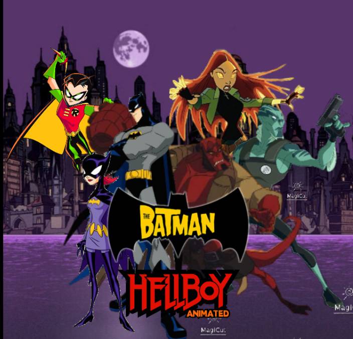 The Batman (2004) and Hellboy Animated Crossover by NutBugs2211 on DeviantArt The Batman (2004) and Hellboy Animated Crossover by NutBugs2211 on DeviantArt